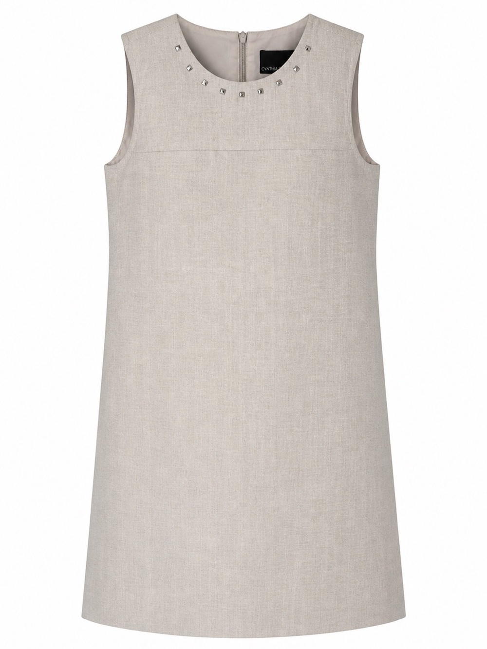 Cynthia Rowley Linen/Cotton Shimmer
Studded dress Medium NWT